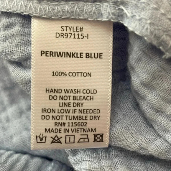 Altar’d State Periwinkle Blue Dress‎ New size Medium - Picture 6 of 6